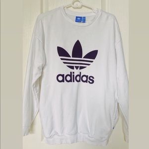 White Adidas sweatshirt